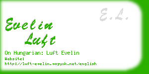 evelin luft business card